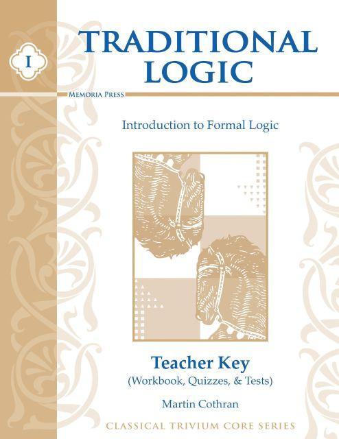 TRADITIONAL LOGIC I (KEY) - Image 2
