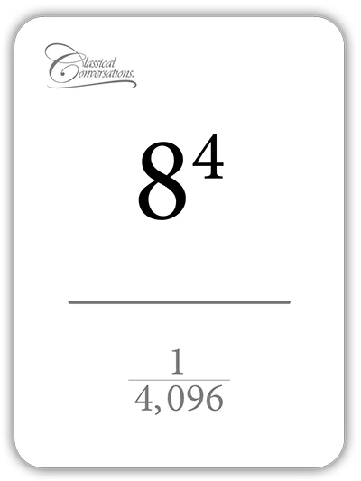 Math Flashcards Exponents: The Forms of Powers - Image 6