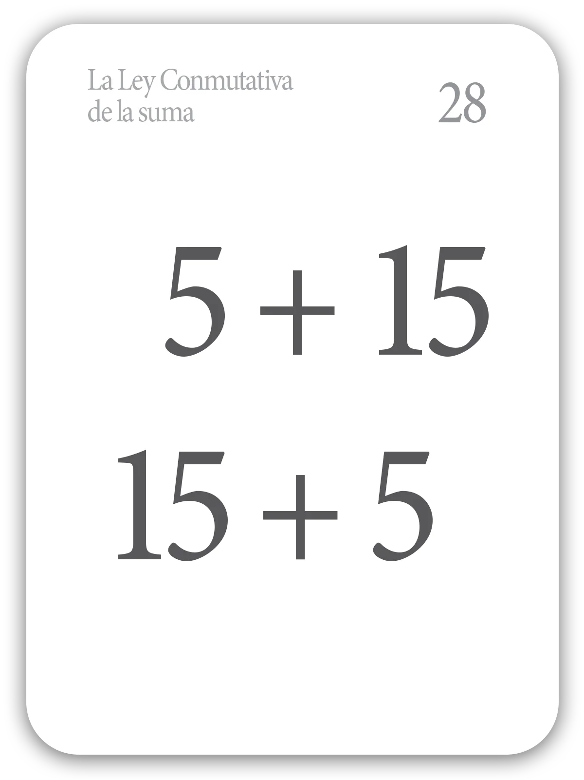 Tarjetas de Memoria Suma La Ley Conmutativa (CC Math Flashcards Spanish For Addition) - Image 7