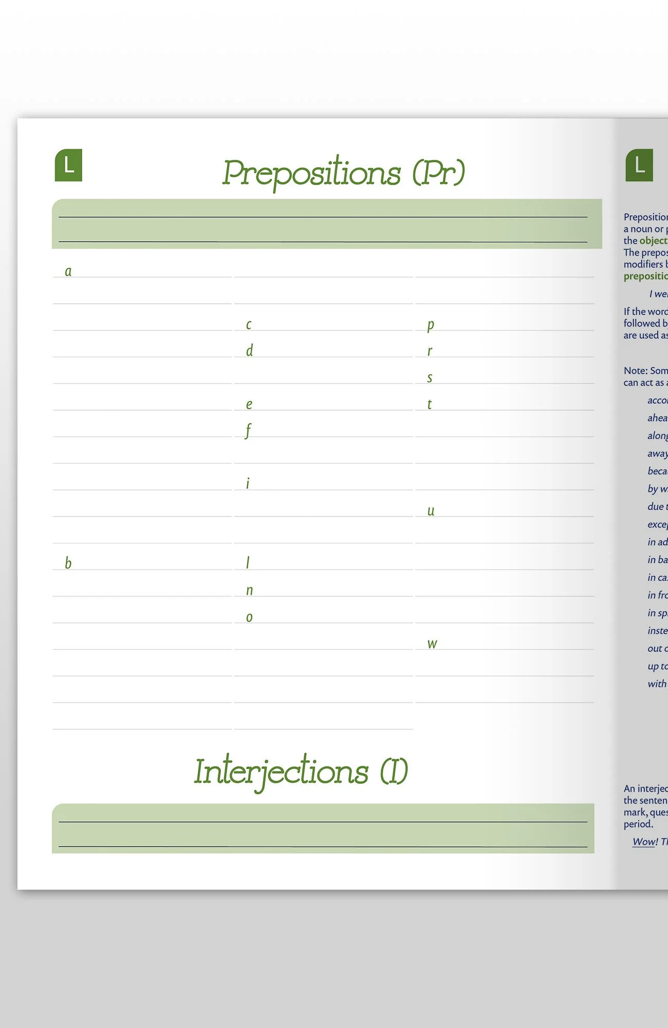Trivium Tables® Nouns and Modifiers - Image 6